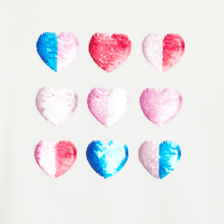 تيشيرت أبيض بأكمام قصيرة...